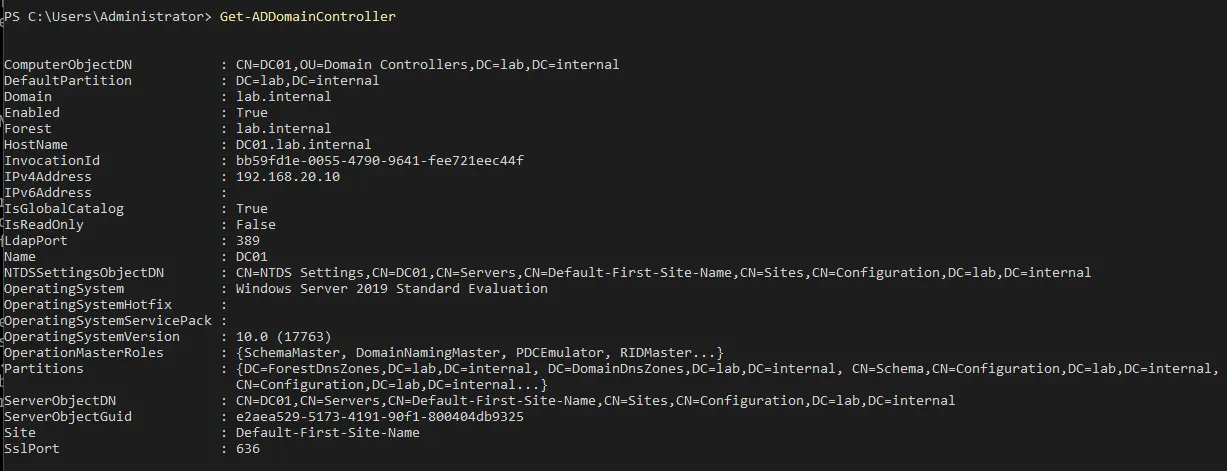 Check Domain Controller