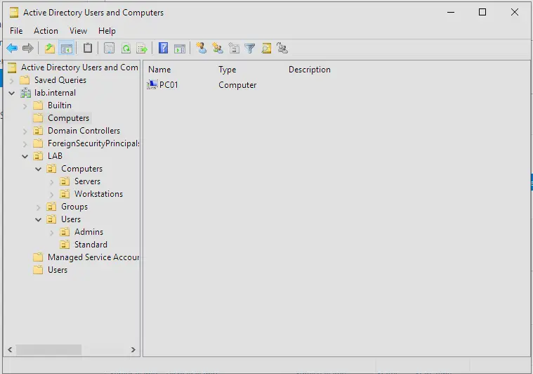 New PC01 Computer Object