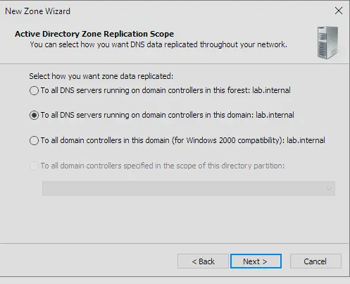 Replication Scope