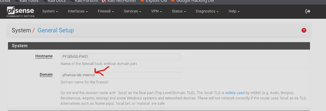 Domain Name Updated