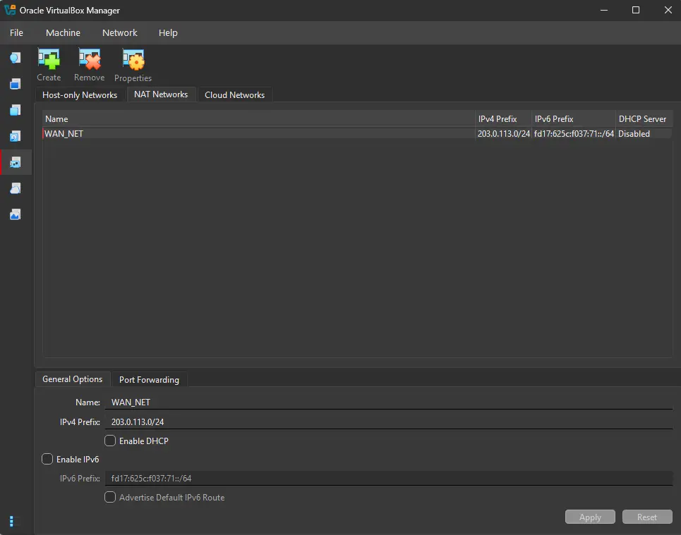 Network Configuration